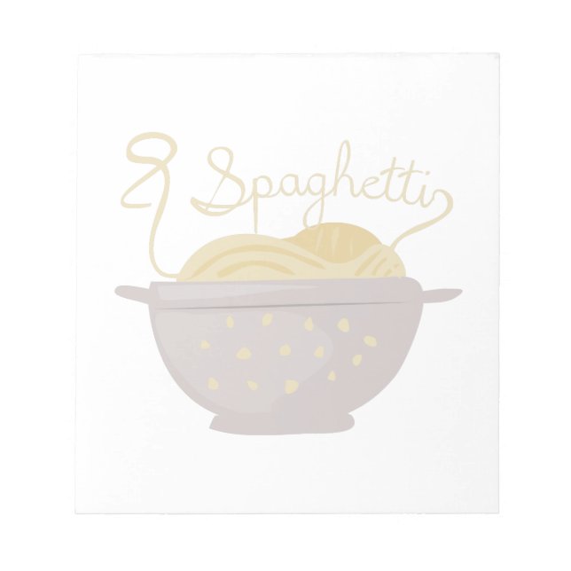 Spaghetti Notepad (Front)