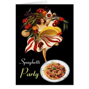 SPAGHETTI PARTY DANCE,ITALIAN KITCHEN AND TOMATOES