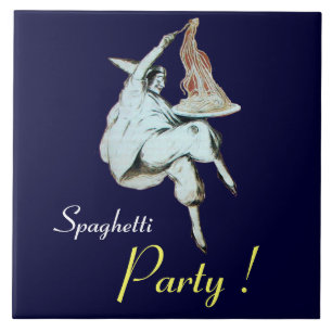 SPAGHETTI PARTY, ITALIAN KITCHEN ,purple Tile