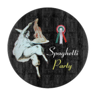 SPAGHETTI PARTY ITALIAN KITCHEN, RESTAURANT,Black Cutting Board