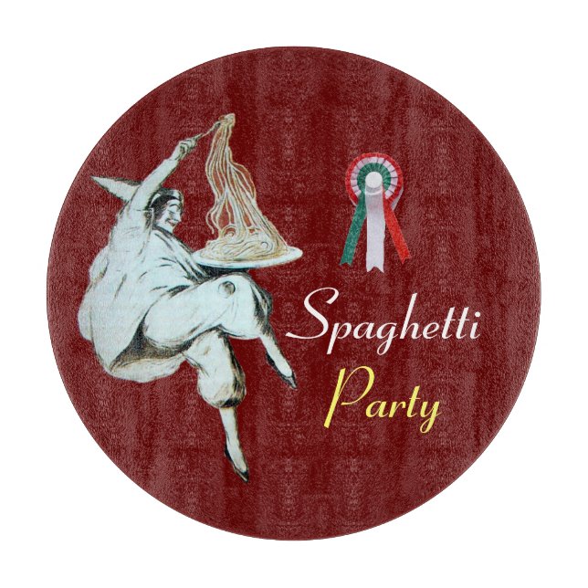 SPAGHETTI PARTY ITALIAN KITCHEN, RESTAURANT CUTTING BOARD (Front)