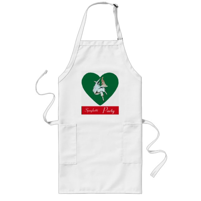 SPAGHETTI PARTY, ITALIAN KITCHEN,RESTAURANT LONG APRON (Front)
