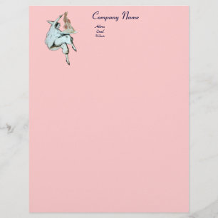 SPAGHETTI PARTY, ITALIAN KITCHEN,RESTAURANT pink Customised Letterhead