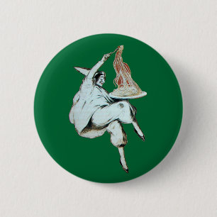 SPAGHETTI PARTY ITALIAN KITCHEN, RESTAURANT red 6 Cm Round Badge