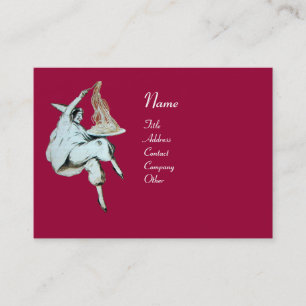 SPAGHETTI PARTY ITALIAN KITCHEN, RESTAURANT red Business Card