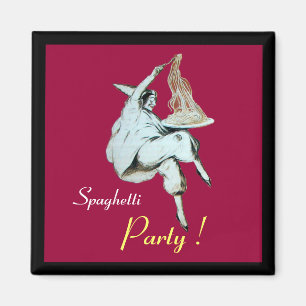 SPAGHETTI PARTY ITALIAN KITCHEN, RESTAURANT red Magnet