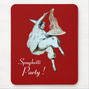 SPAGHETTI PARTY ITALIAN KITCHEN, RESTAURANT red Mouse Mat