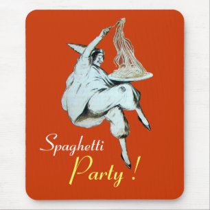 SPAGHETTI PARTY ITALIAN KITCHEN, RESTAURANT red Mouse Mat