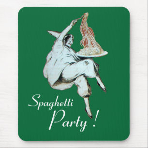 SPAGHETTI PARTY ITALIAN KITCHEN, RESTAURANT red Mouse Mat