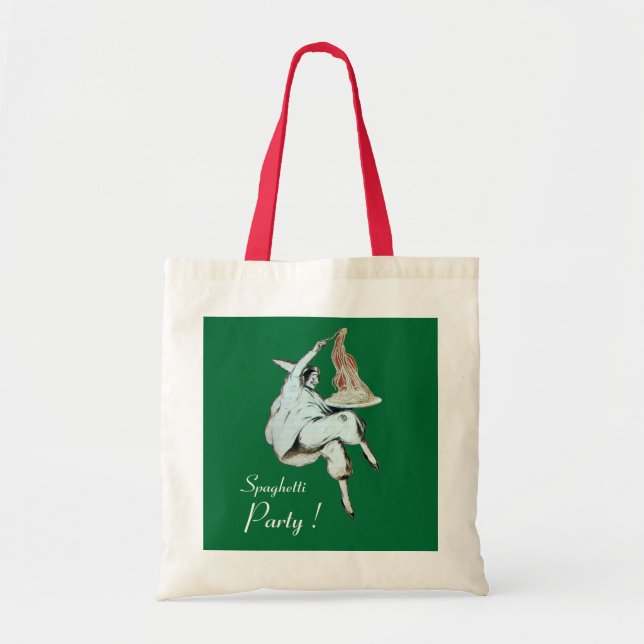 SPAGHETTI PARTY, ITALIAN KITCHEN,RESTAURANT TOTE BAG (Front)