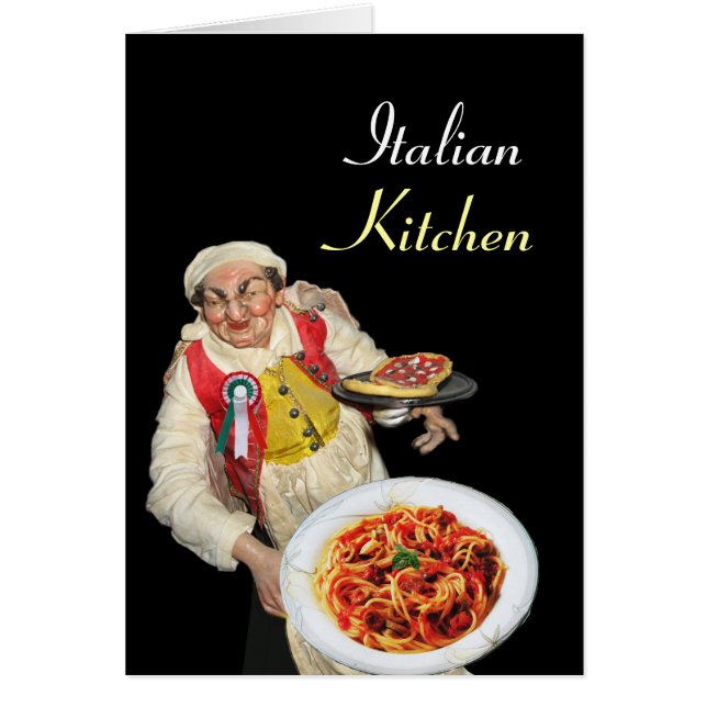 SPAGHETTI & PIZZA PARTY RESTAURANT black white red (Front)