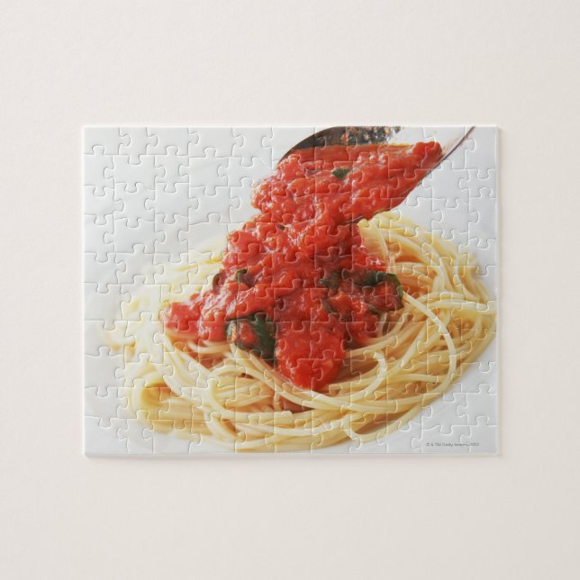 Spaghetti Pomodoro Jigsaw Puzzle (Horizontal)