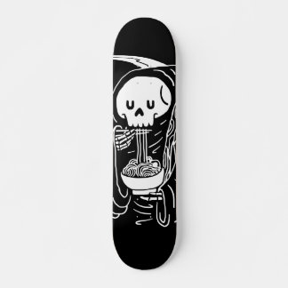 Spaghetti Reaper minimalistic skateboard design