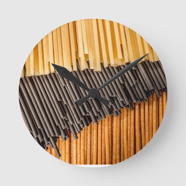 Spaghetti Round Clock (Front)