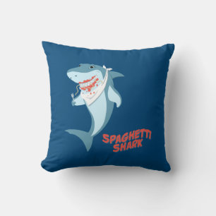 Spaghetti Shark Cushion