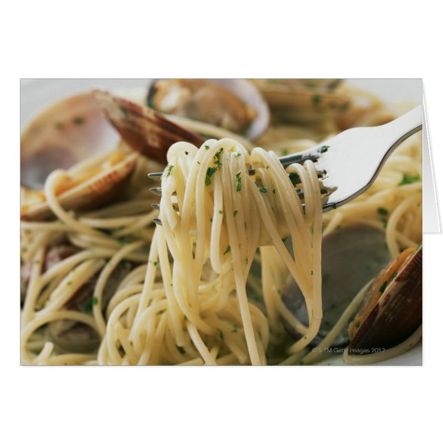 Spaghetti Vongole Bianco (Front Horizontal)