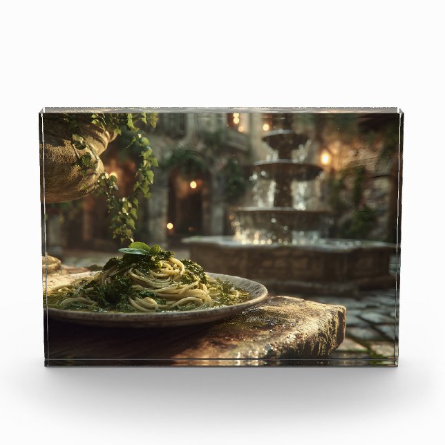Spaghetti with Broccoli Rabe Photo Block (Front)