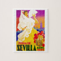 Spain 1955 Seville April Fair Poster