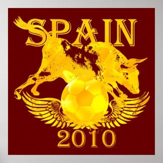 Spain 2010 Huge poster print for soccer fans