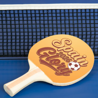 Spain 2026 Glory Vintage Soccer Ping Pong Paddle