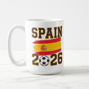 Spain 2026 Soccer Design Coffee Mug