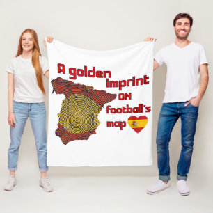 Spain 2026 World Cup Champions Fleece Blanket