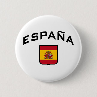 Spain 6 Cm Round Badge