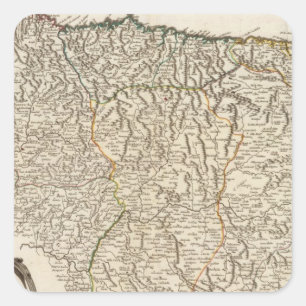 Spain 6 square sticker