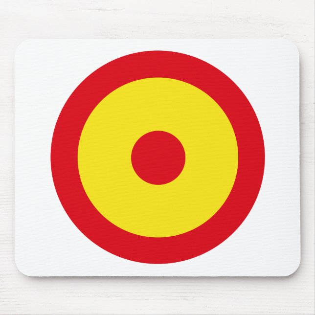 Spain Air Force Roundel Mouse Mat (Front)