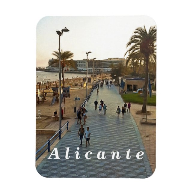 Spain. Alicante. #6.  Magnet (Vertical)