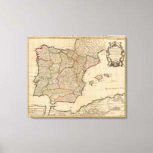 Spain and Portugal 16 Canvas Print