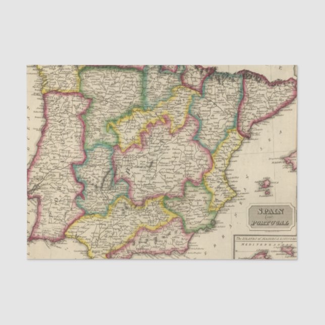 Spain and Portugal 19 Tissue Paper (Front)