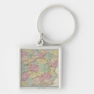 Spain And Portugal 3 Key Ring