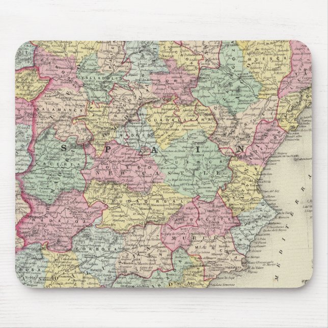 Spain And Portugal 3 Mouse Mat (Front)