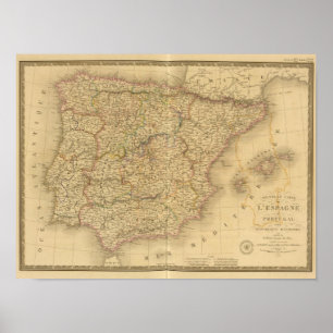 Spain and Portugal 3 Poster
