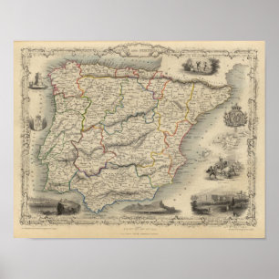 Spain and Portugal 4 Poster