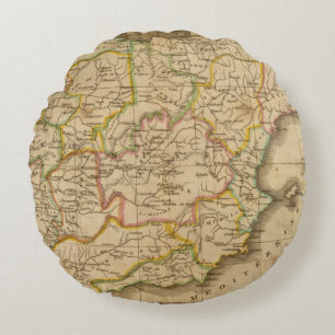 Spain and Portugal 4 Round Cushion