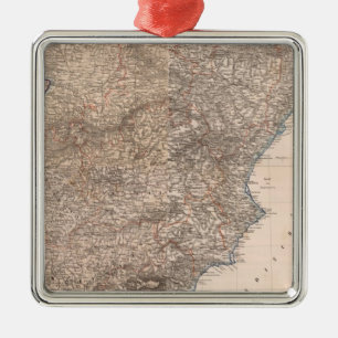 Spain and Portugal 7 Metal Tree Decoration