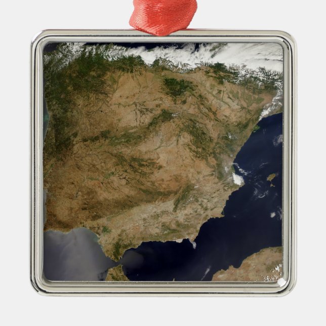 Spain and Portugal Metal Tree Decoration (Front)