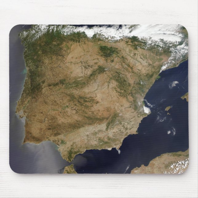 Spain and Portugal Mouse Mat (Front)