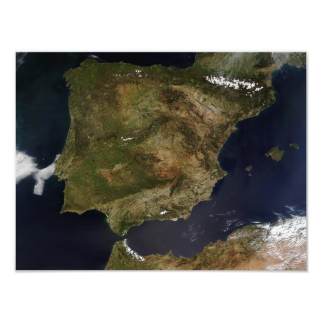 Spain and Portugal Photo Print (Front)