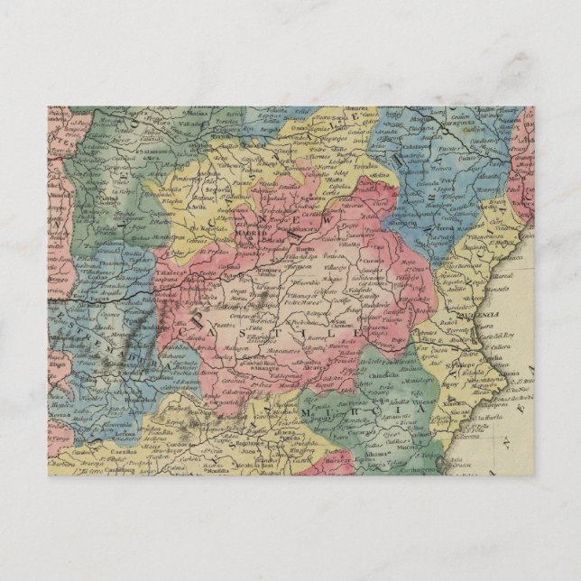 Spain and Portugal Postcard (Front)