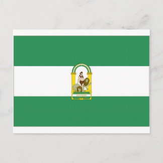 Spain Andalucia Flag Postcard