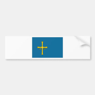 Spain Asturias Flag Bumper Sticker