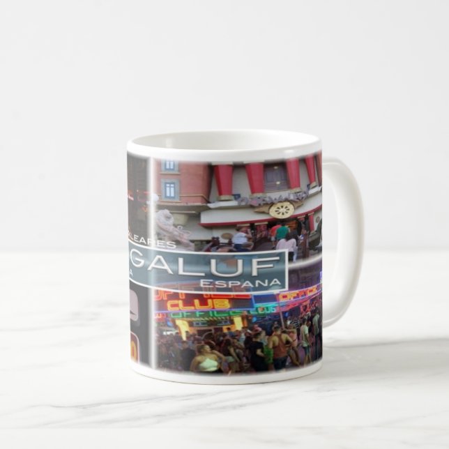 Spain - Balearic Islands - Majorca - Mallorca - Coffee Mug (Front Right)