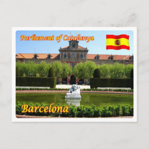 Spain - Barcelona - Parliament of Catalunya - Postcard