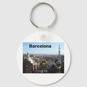 Spain Barcelona View (St.K) Key Ring