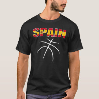 Spain Basketball Fans Jersey Spanish Flag Sport Lo T-Shirt