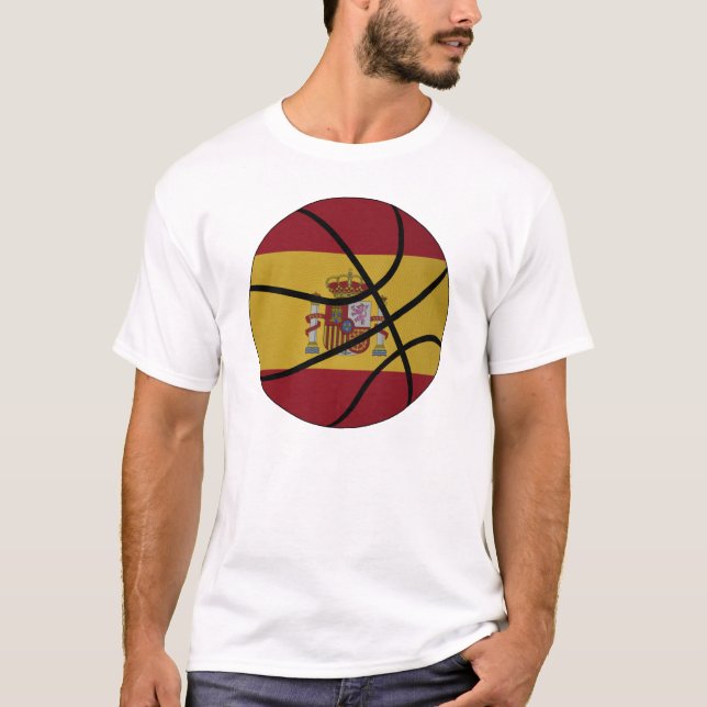 Spain Basketball T-shirt (Front)