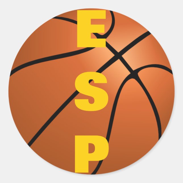 Spain Basketball Team Classic Round Sticker (Front)